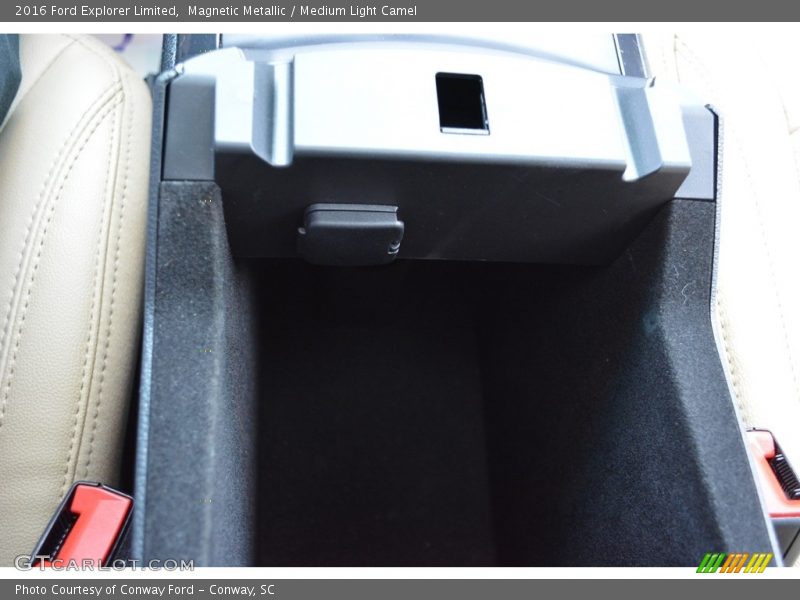 Magnetic Metallic / Medium Light Camel 2016 Ford Explorer Limited