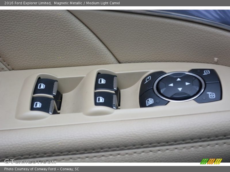 Magnetic Metallic / Medium Light Camel 2016 Ford Explorer Limited