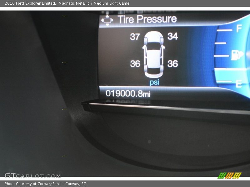 Magnetic Metallic / Medium Light Camel 2016 Ford Explorer Limited