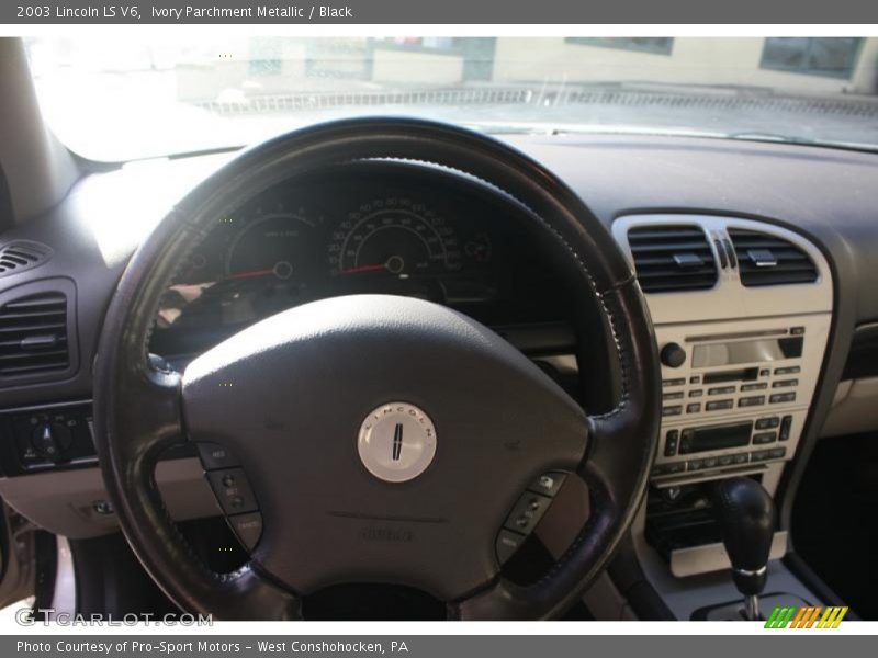 Ivory Parchment Metallic / Black 2003 Lincoln LS V6