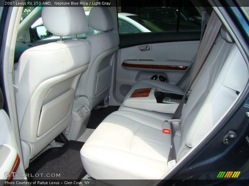 Neptune Blue Mica / Light Gray 2007 Lexus RX 350 AWD