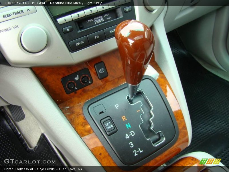 Neptune Blue Mica / Light Gray 2007 Lexus RX 350 AWD