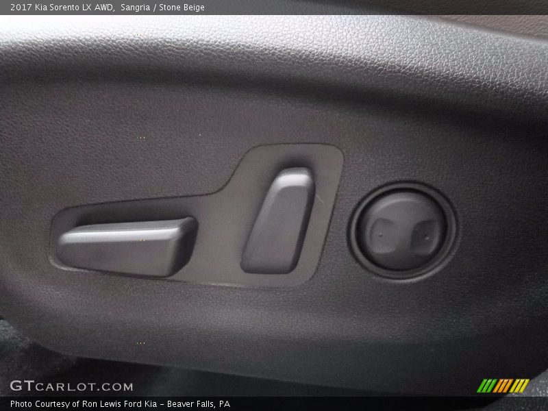 Sangria / Stone Beige 2017 Kia Sorento LX AWD