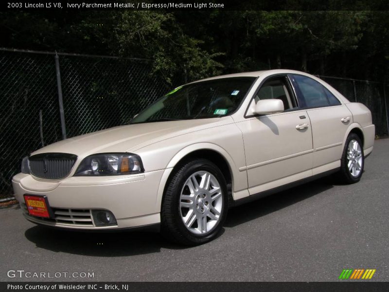 Ivory Parchment Metallic / Espresso/Medium Light Stone 2003 Lincoln LS V8