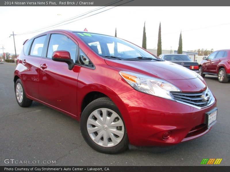 Red Brick / Charcoal 2014 Nissan Versa Note S Plus