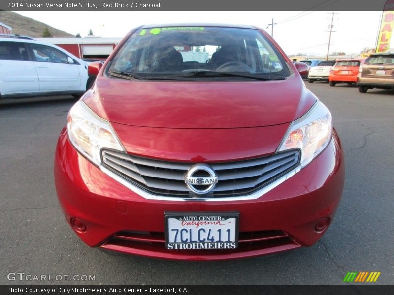 Red Brick / Charcoal 2014 Nissan Versa Note S Plus