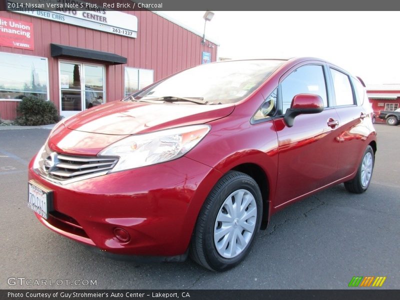 Red Brick / Charcoal 2014 Nissan Versa Note S Plus