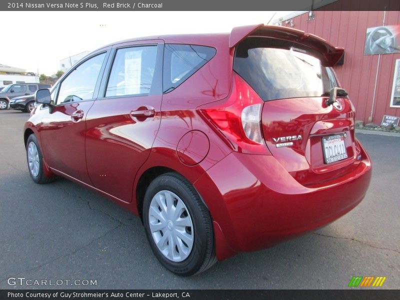 Red Brick / Charcoal 2014 Nissan Versa Note S Plus