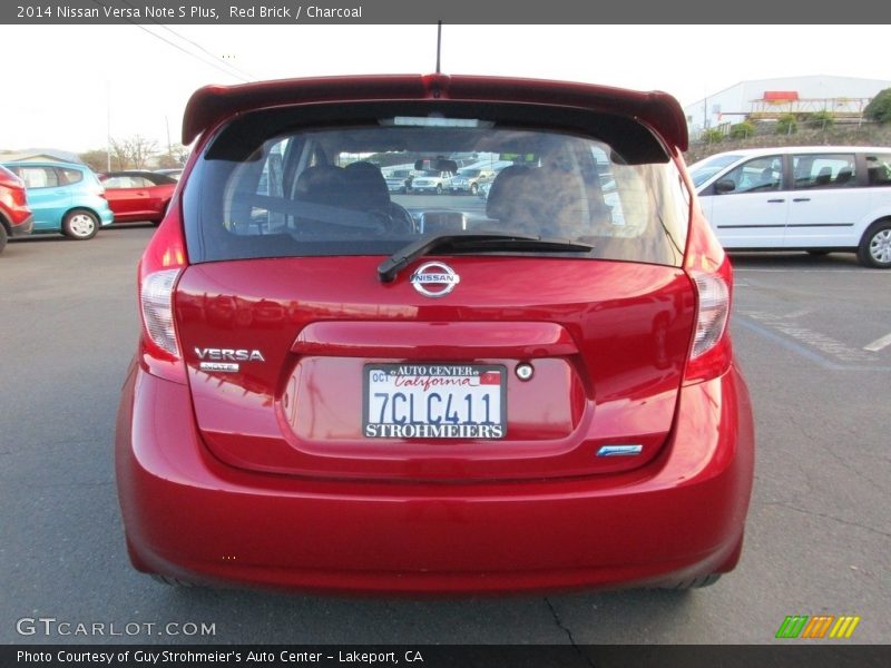 Red Brick / Charcoal 2014 Nissan Versa Note S Plus