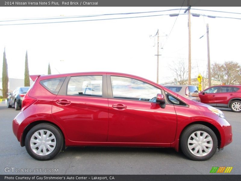 Red Brick / Charcoal 2014 Nissan Versa Note S Plus