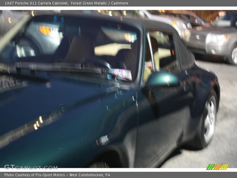 Forest Green Metallic / Cashmere 1997 Porsche 911 Carrera Cabriolet