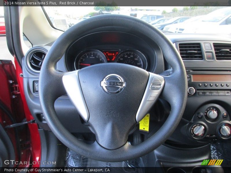 Red Brick / Charcoal 2014 Nissan Versa Note S Plus
