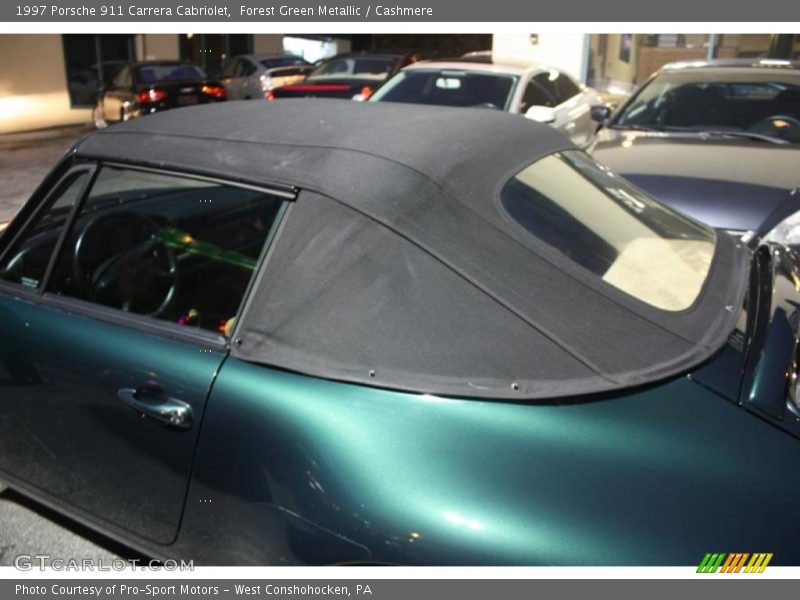 Forest Green Metallic / Cashmere 1997 Porsche 911 Carrera Cabriolet