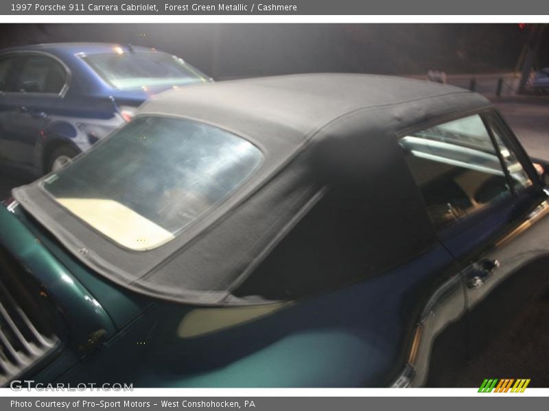 Forest Green Metallic / Cashmere 1997 Porsche 911 Carrera Cabriolet