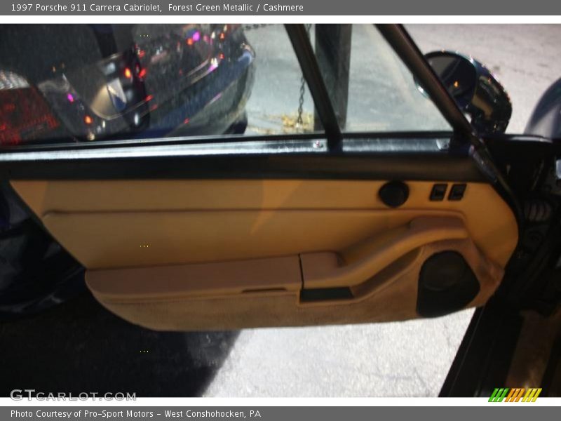 Forest Green Metallic / Cashmere 1997 Porsche 911 Carrera Cabriolet