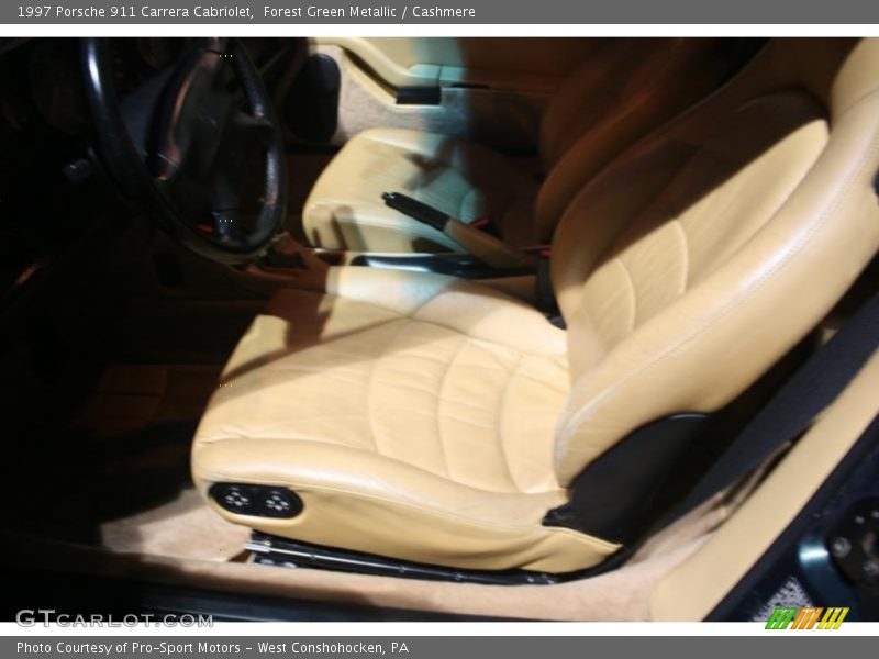 Forest Green Metallic / Cashmere 1997 Porsche 911 Carrera Cabriolet