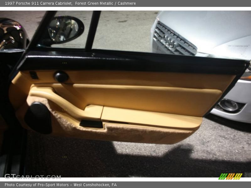 Forest Green Metallic / Cashmere 1997 Porsche 911 Carrera Cabriolet