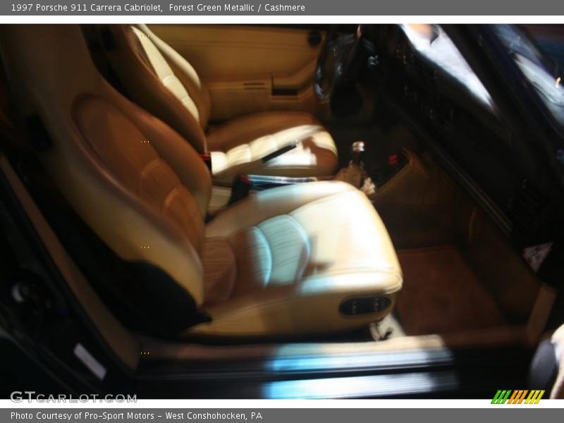 Forest Green Metallic / Cashmere 1997 Porsche 911 Carrera Cabriolet