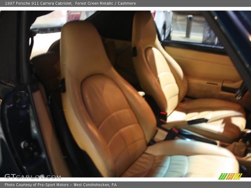 Forest Green Metallic / Cashmere 1997 Porsche 911 Carrera Cabriolet