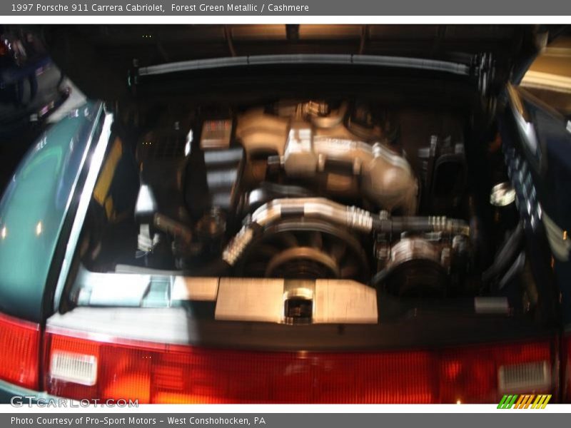 Forest Green Metallic / Cashmere 1997 Porsche 911 Carrera Cabriolet