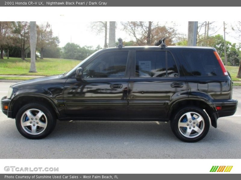 Nighthawk Black Pearl / Dark Gray 2001 Honda CR-V LX