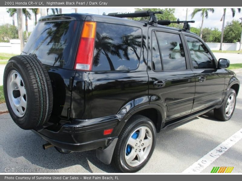 Nighthawk Black Pearl / Dark Gray 2001 Honda CR-V LX