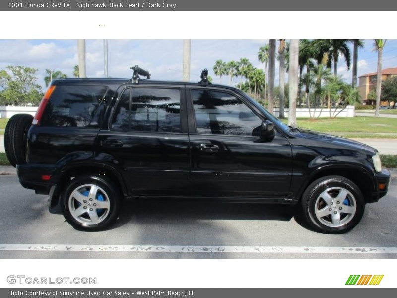Nighthawk Black Pearl / Dark Gray 2001 Honda CR-V LX