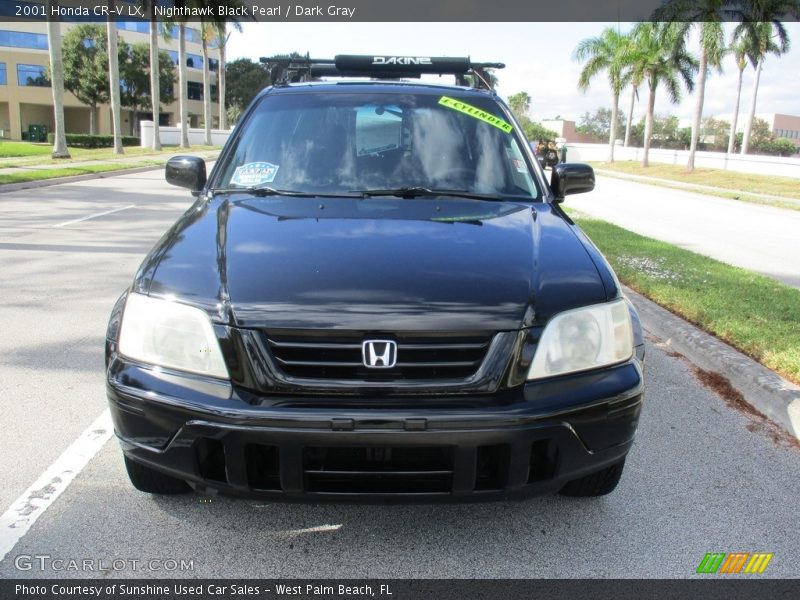 Nighthawk Black Pearl / Dark Gray 2001 Honda CR-V LX