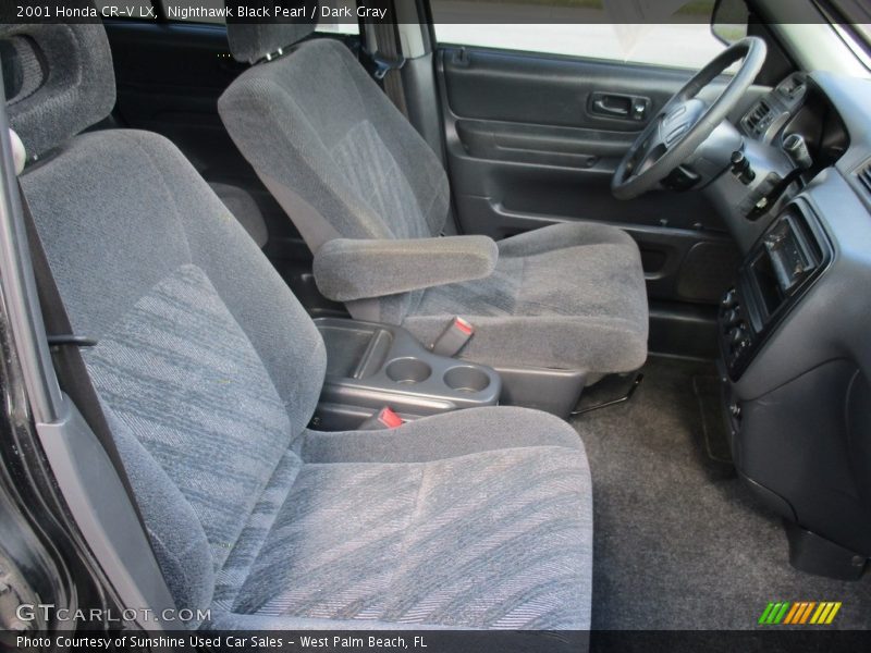 Nighthawk Black Pearl / Dark Gray 2001 Honda CR-V LX