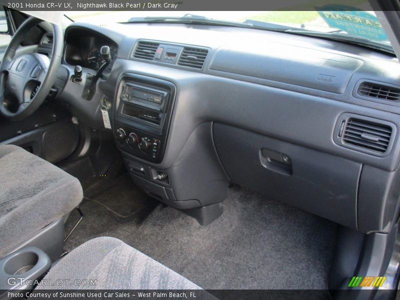 Nighthawk Black Pearl / Dark Gray 2001 Honda CR-V LX