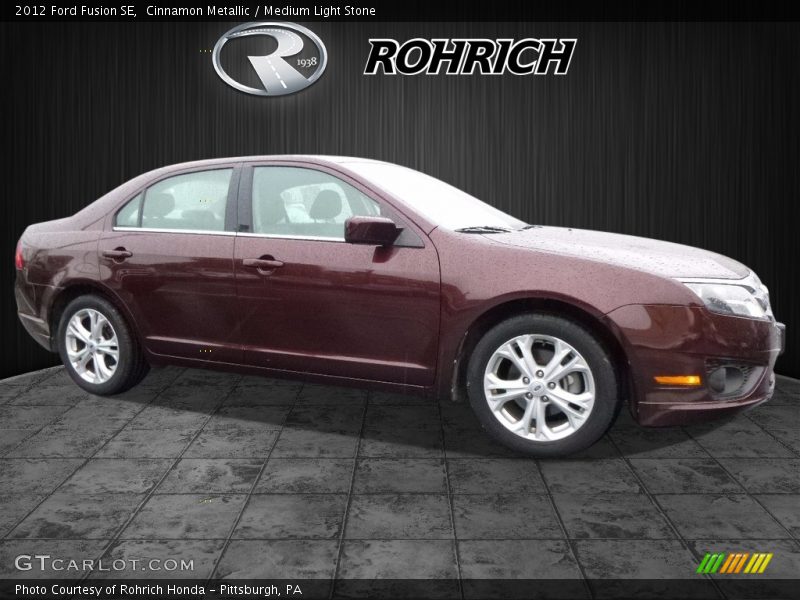 Cinnamon Metallic / Medium Light Stone 2012 Ford Fusion SE