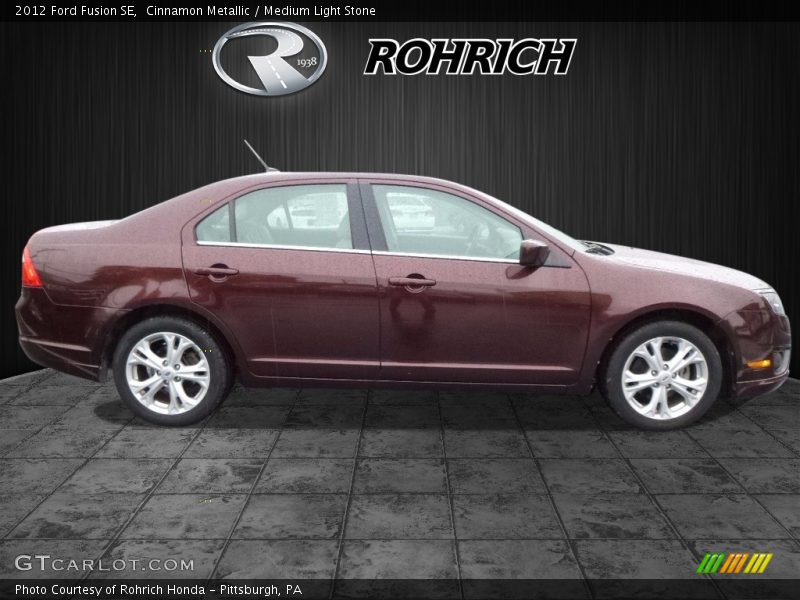 Cinnamon Metallic / Medium Light Stone 2012 Ford Fusion SE