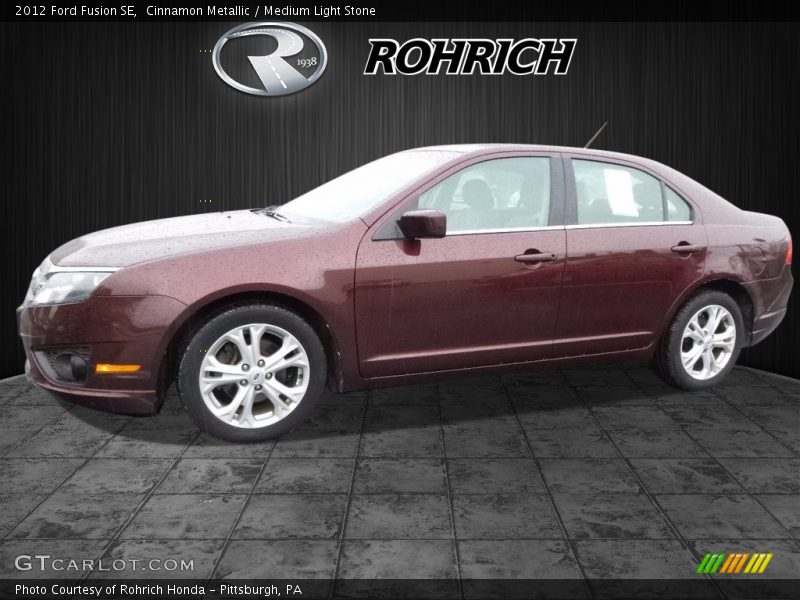 Cinnamon Metallic / Medium Light Stone 2012 Ford Fusion SE