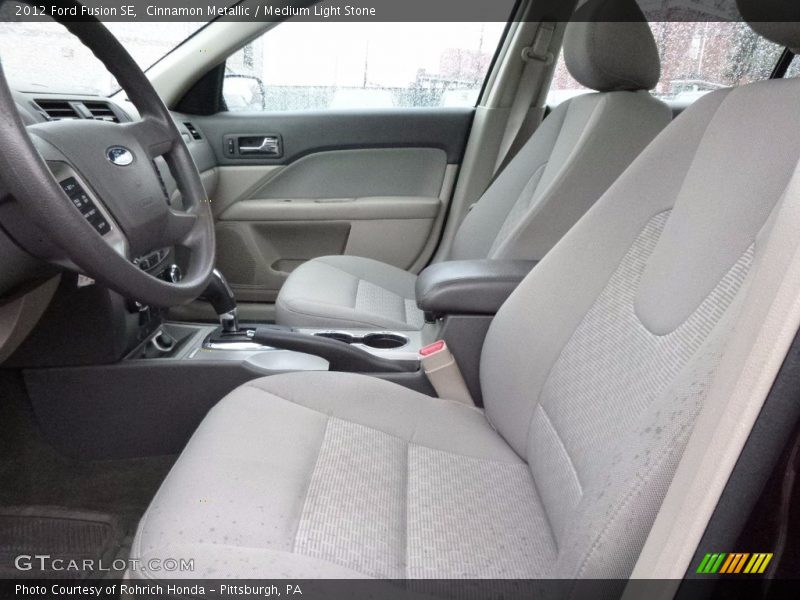 Cinnamon Metallic / Medium Light Stone 2012 Ford Fusion SE