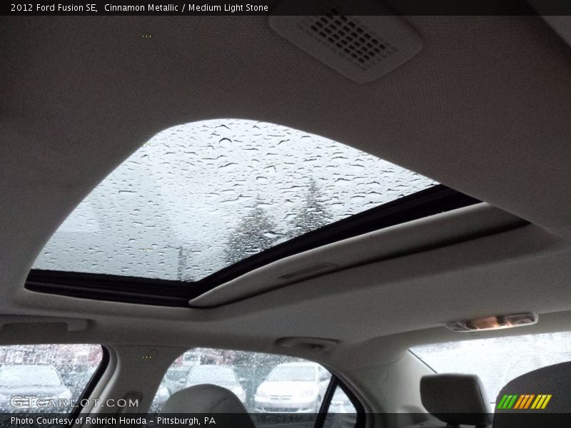 Cinnamon Metallic / Medium Light Stone 2012 Ford Fusion SE