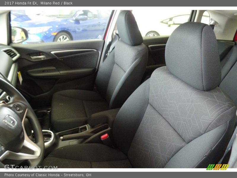Milano Red / Black 2017 Honda Fit EX