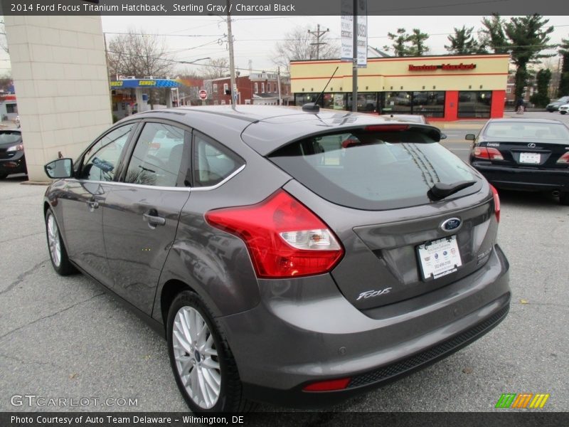 Sterling Gray / Charcoal Black 2014 Ford Focus Titanium Hatchback