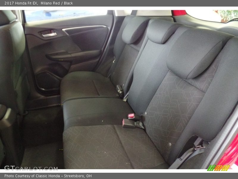Milano Red / Black 2017 Honda Fit EX