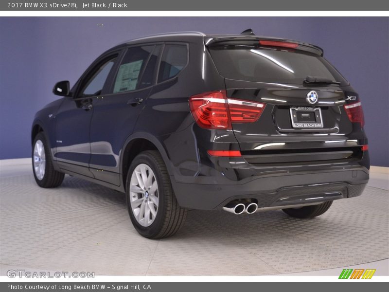Jet Black / Black 2017 BMW X3 sDrive28i