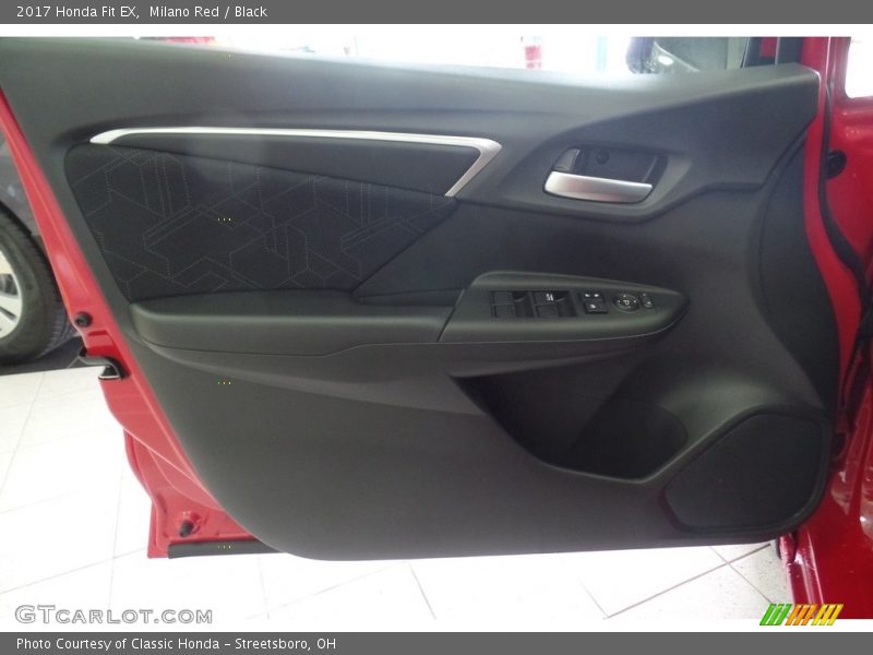 Milano Red / Black 2017 Honda Fit EX