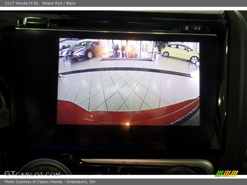 Milano Red / Black 2017 Honda Fit EX