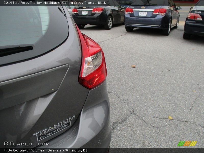 Sterling Gray / Charcoal Black 2014 Ford Focus Titanium Hatchback