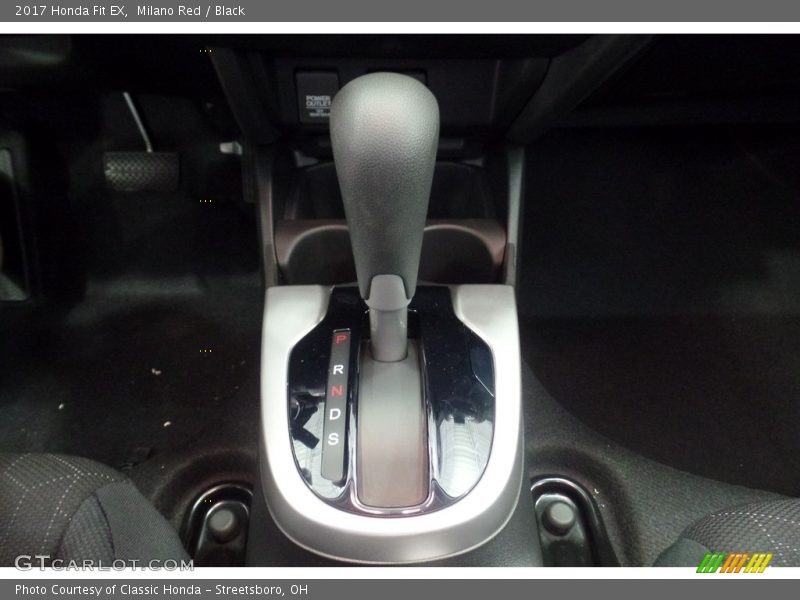 Milano Red / Black 2017 Honda Fit EX