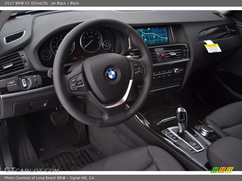 Jet Black / Black 2017 BMW X3 sDrive28i