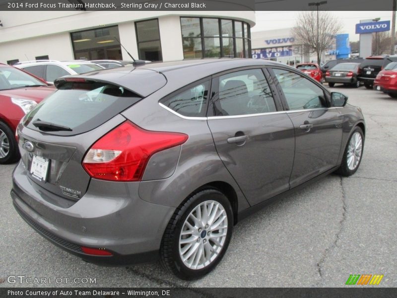 Sterling Gray / Charcoal Black 2014 Ford Focus Titanium Hatchback