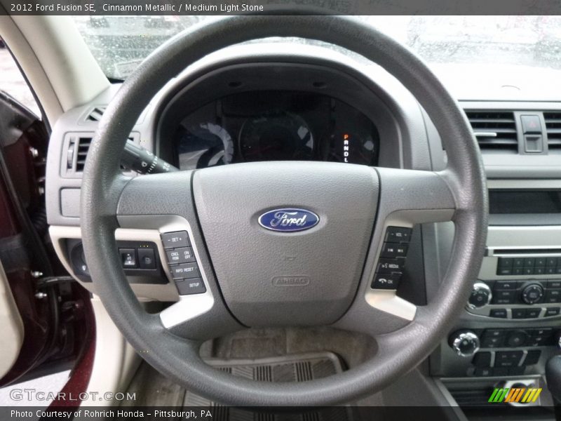 Cinnamon Metallic / Medium Light Stone 2012 Ford Fusion SE