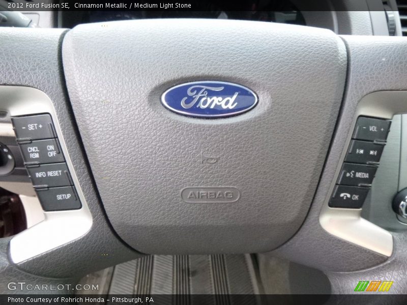 Cinnamon Metallic / Medium Light Stone 2012 Ford Fusion SE