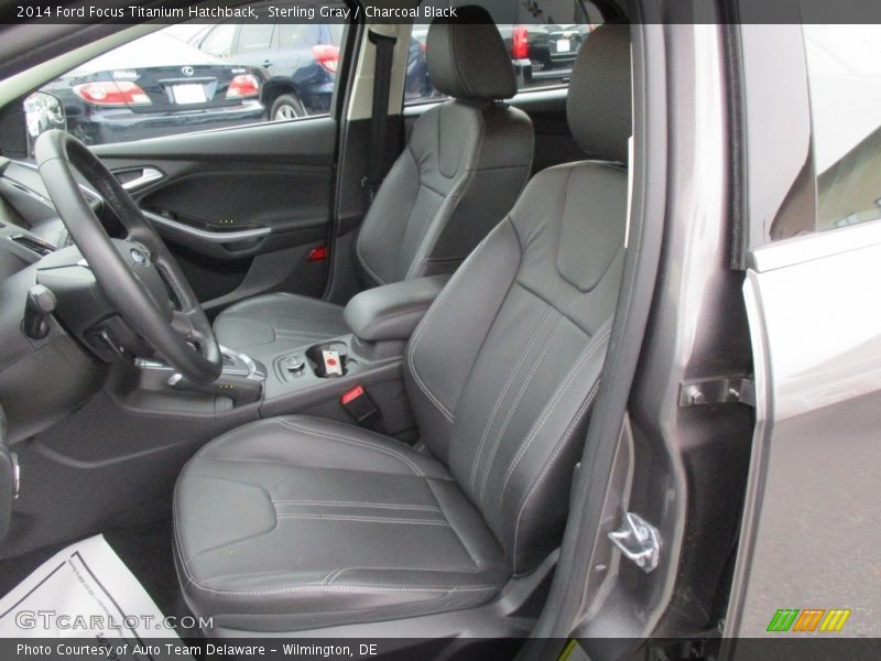 Sterling Gray / Charcoal Black 2014 Ford Focus Titanium Hatchback