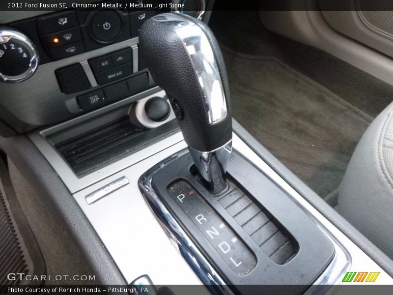 Cinnamon Metallic / Medium Light Stone 2012 Ford Fusion SE