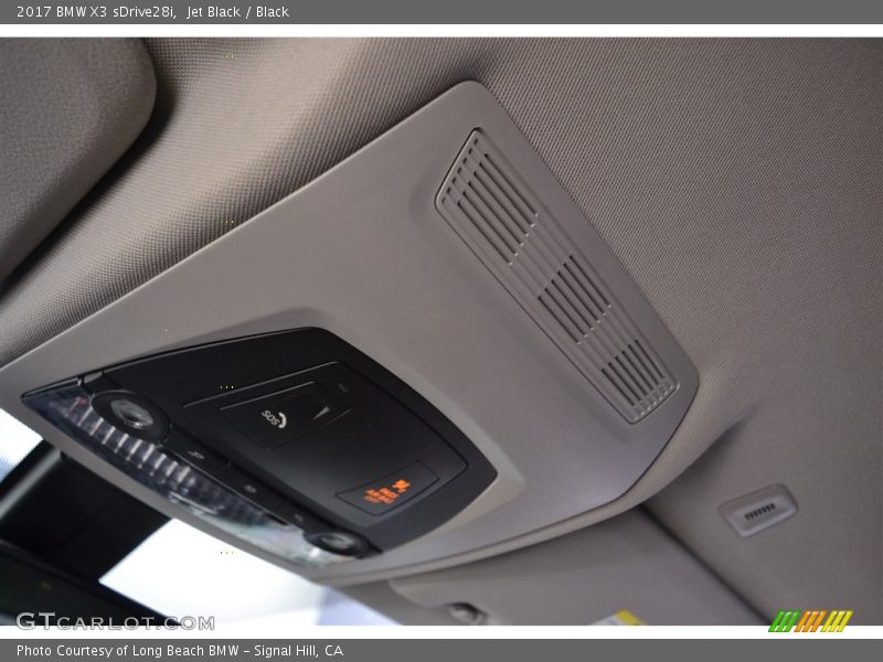 Jet Black / Black 2017 BMW X3 sDrive28i